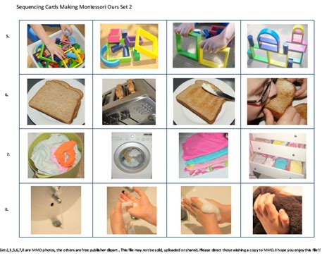 adult sequencing cards printable.
